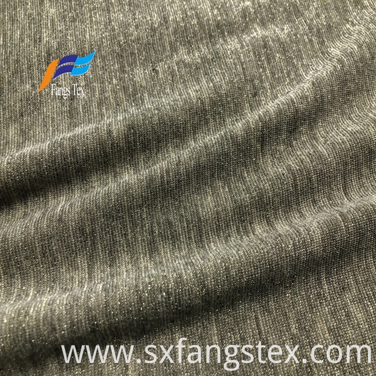 Lurex Nylon Knitted Polyester Spandex Shiny Lycra Fabric